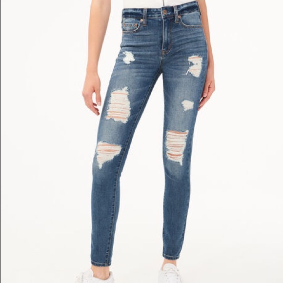 Aeropostale Denim - NWOT Ripped Blue Stretch Jeans